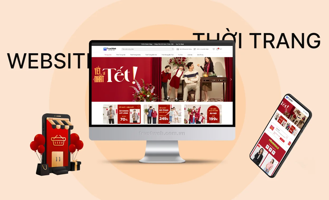 kho giao dien website trustweb