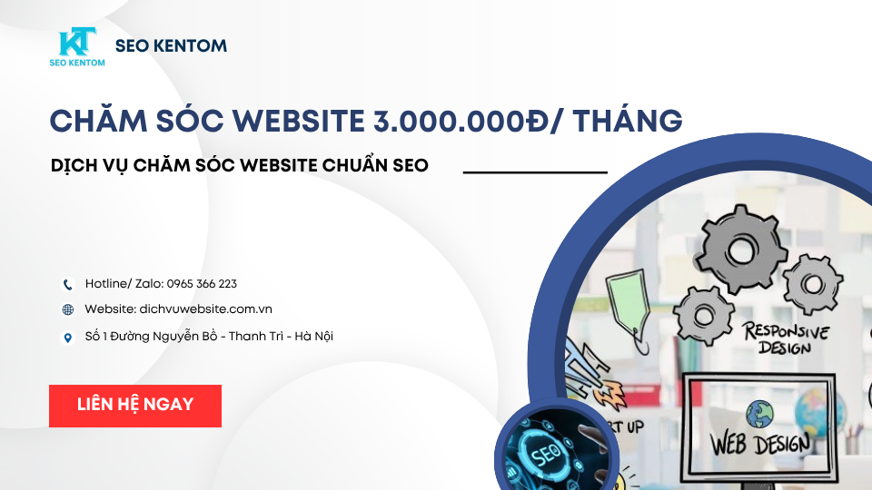chăm sóc website
