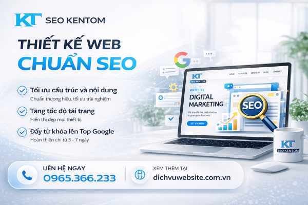 thiết kế web chuẩn seo